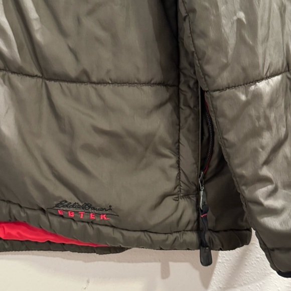 Eddie Bauer VTG Men LT EBTEK PrimaLoft Hooded Winter Jacket Warm Winter Ourdoor - Picture 5 of 5